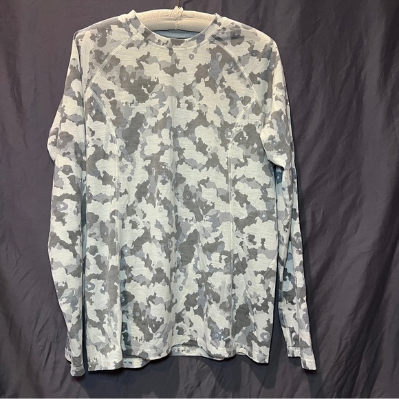 Outdoor Research Crew Base Layer Top - size Large - grey/white - Picture 1 of 6